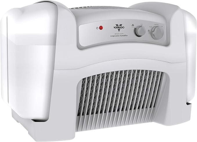 Vornado Evap40 Evaporative Humidifier, 4-Gal Capacity, 1,000 Sq Ft Coverage | Adjustable Humidistat, 3 Speed Settings, Easy to Clean Dual Tank, Large Room Coverage