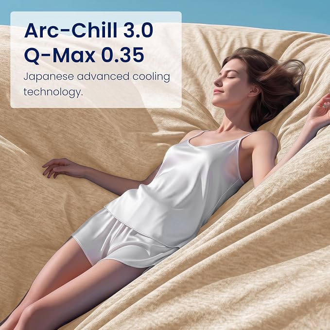 Topcee Cooling Blanket for Night Sweats Absorbs Heat to Keep Adults, Children Cool on Warm Nights, Q-Max 0.5 Cooling Blankets for Hot Sleepers, Ultra-Cool Lightweight Sofa Throw Blanket (50"x70") | Absorbs Heat Cold Summer Blanket for Night Sweats & Me...