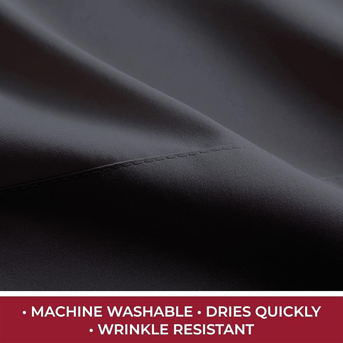 Mellanni Iconic 4-Piece, Ultra Soft Sheet Set (RV/Short Queen, Black) | 10M+ Sleepers. Lab-tested: Sleeps Cool, Stays Bright, Strong, Smooth. Good Housekeeping Best Bedding, 7 yrs running.