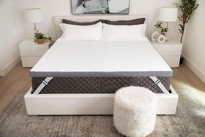 Sleepyhead King Mattress Topper 3 Inch, Cooling Gel Memory Foam, King Size Mattress Topper for Pressure Relief, Removable Washable Cover, CertiPUR-US Certified, Mattress Pad King (King 3")
