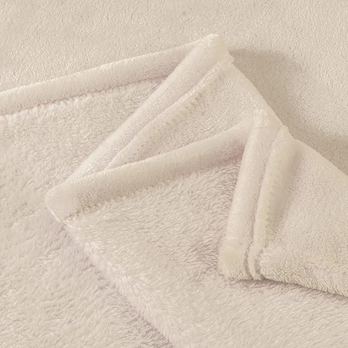 BEDELITE Fleece Blanket Soft Plush King Size Bed Blanket Beige 108"x90" | Ultra Soft Fleece, Plush Microfiber, Lightweight Warmth, All Season Comfort, Fade Resistant, Machine Washable