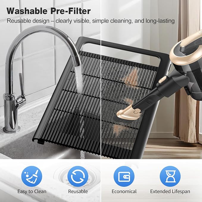 KNKA Air Purifiers for Home Bedroom Up to 1,695 Ft² in 1 Hr, APH4000, Black | HEPA Sleep Mode Air Cleaner with Washable Pre-Filter, AHAM VERIFIED, AQI Display, Pet Mode for Pet Dander, Dust & Pollen