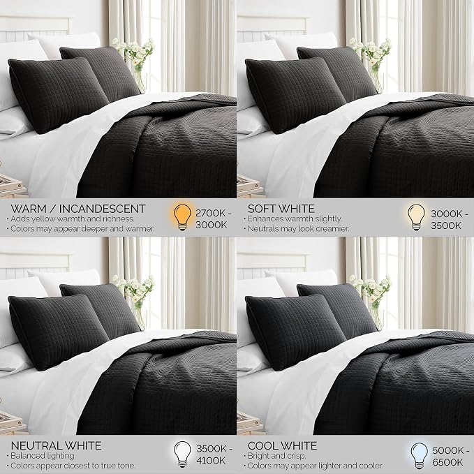 Southshore Fine Living, Inc. Quilts Queen Size Sets, Full Quilt Bedding Set, Pet Hair Resistant Bedding Coverlet Queen Size, Full Size Quilt, Microfiber Bedspread with 2 Pillow Shams, Black Quilts