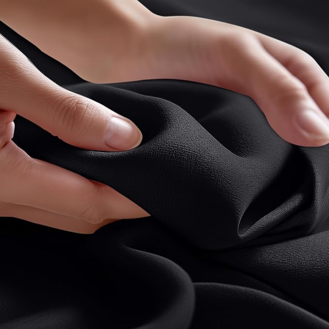 King Size Flat Sheet Only, Ultra Soft & Breathable Hotel Sheets, Black | Hotel Bedding, Cooling Comfort, Smooth Feel, Wrinkle & Fade Resistant, Easy Care, Long-Lasting, Machine Washable, OEKO-TEX