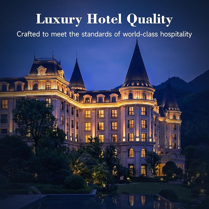 Down Pillows Queen Size Set of 2, Hotel Bed Pillow for Sleeping | Luxury Collection Gusseted Pillow Soft and Fluffy Support, Cotton Cover, Breathable, for Side, Back and Stomach Sleepers