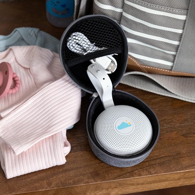 Yogasleep Crush-Resistant Travel Case for Hushh & Rohm White Noise Sound Machines, Provides Protection While Traveling, Double Stitch Zipper, Protection from Scratches & Water Splashes