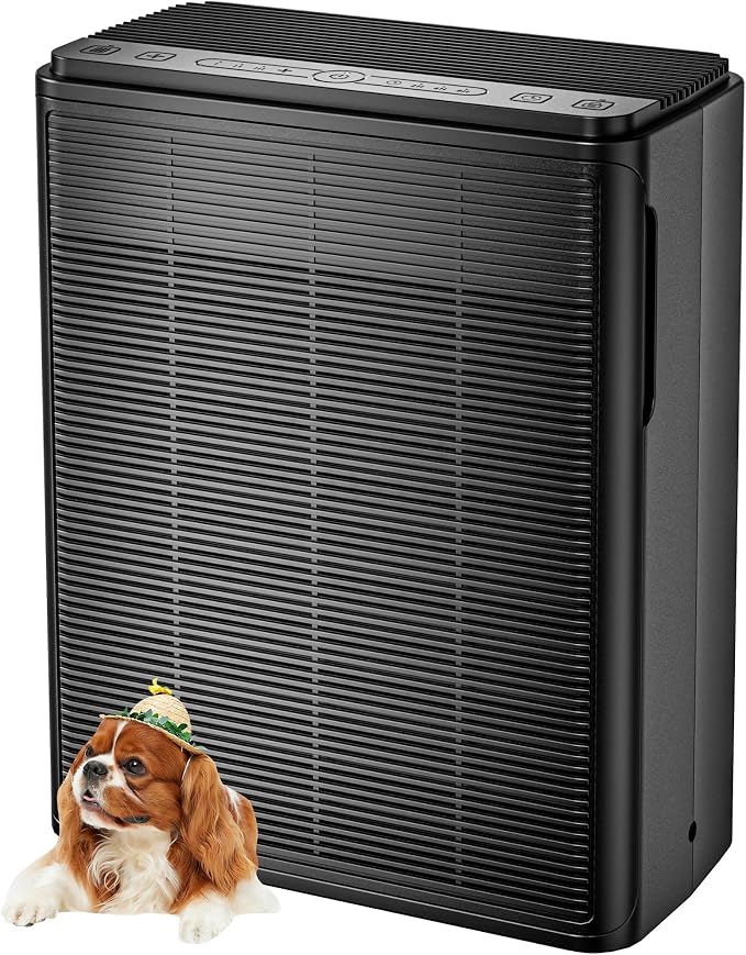 Air Purifiers for Home Large Room Up to 2000 Ft² with Washable Filters, AIUZLK H13 HEPA Filter,Bedroom Air Purifier for Pet,Air Cleaner for Smoke Pet Hair Dander Odor,P260