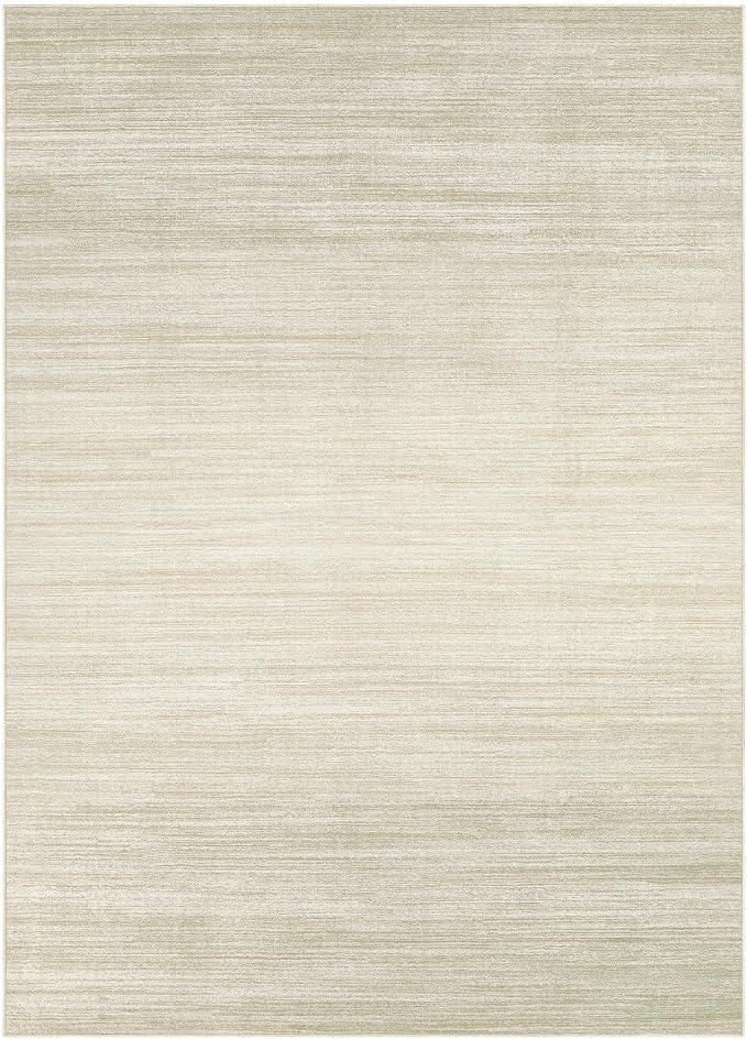 UERMEI 6x9 Washable Area Rug - Neutral Modern Abstract Living Room Rugs, Non-Slip Soft Large Indoor Floor Carpet for Bedroom Home Office & Under Dining Table Decor, Brown/Beige
