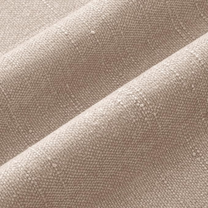 MIULEE Textured Chenille Throw Pillow Covers 18x18 Inch Irish Cream | Pack of 2 Decorative Soft Throw Pillows, Solid Textured Cushion Covers, Modern Home Decor for Couch Sofa Bedroom Living Room