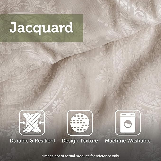 Madison Park Quilt Set Luxurious Jacquard Stripes Design - All Season, Coverlet Bedspread Lightweight Bedding Layer, Shams, Decorative Pillow, King/Cal King(104"x94"), Geometric Navy 4 Piece | All Season Bedding Set, Lightweight, Geometric, Machine Was...