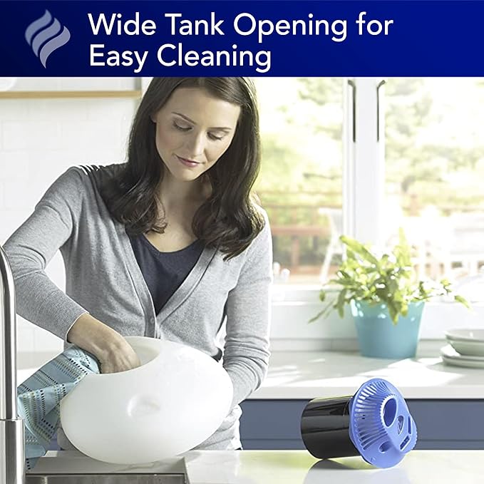 Vicks Warm Steam Vaporizer & Humidifier 1.5 Gallon Tank for Small and Medium Rooms, Night Light, Works with VapoPads and VapoSteam (Pack of 2)