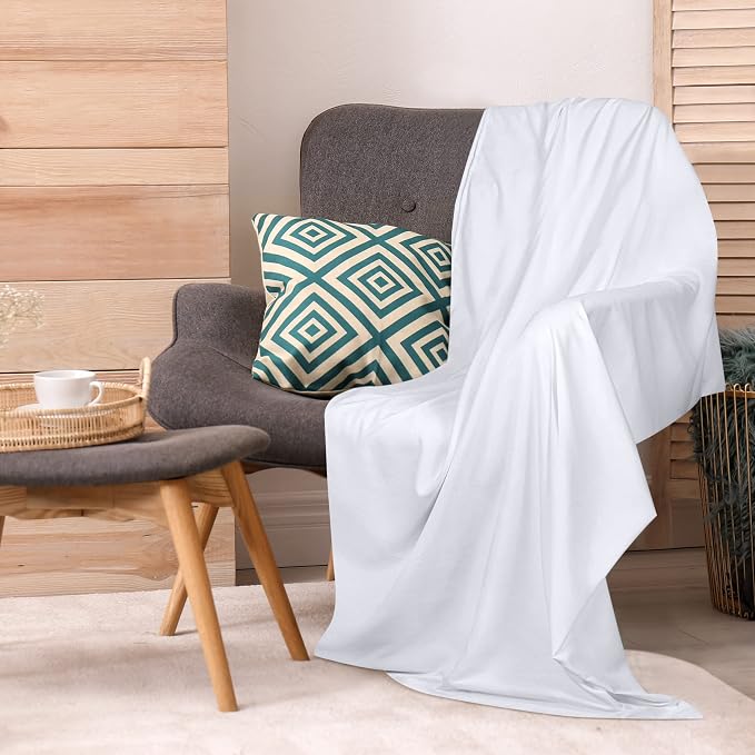 Full Size Flat Sheet Only, Ultra Soft & Breathable Hotel Sheets, White | Hotel Bedding, Cooling Comfort, Smooth Feel, Wrinkle & Fade Resistant, Easy Care, Long-Lasting, Machine Washable, OEKO-TEX