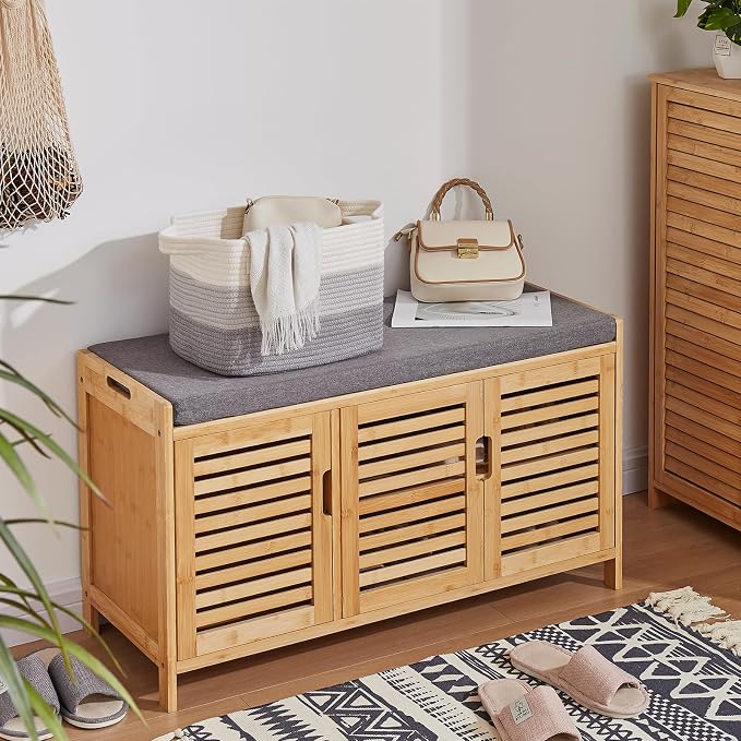OIASKET Storage Baskets for Organizing, Woven Baskets for Shelves, Rectangle Decorative Organizer for Storage Clothes, Toy, Books, Towels Nursery Bins 3 Pack (Gradient Grey, 13"x9.85"x8.7")