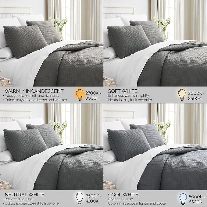 Southshore Fine Living, Inc. Oversized Quilt King Size Set, Grey Bed Spread King Size with 2 Matching Pillow Shams, Microfiber Quilted Bed Coverlet, Bedspread Set, Slate Grey Quilt