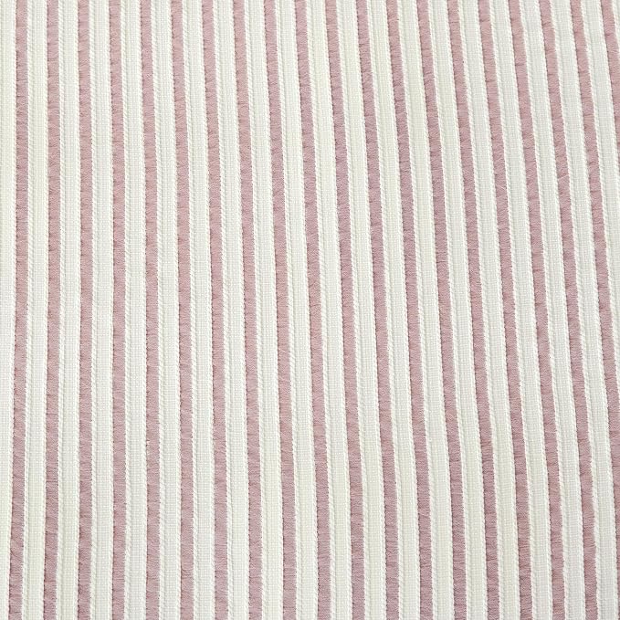 Comforter Set King Purple Soft Luxury Washed Microfiber Jacquard 3 Pieces Bedding, White Grayish Purple Vertical Ticking Stripes Pattern Comforter with 2 Pillowcases Breathable Durable Comfy
