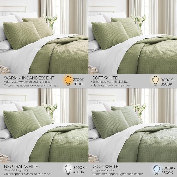Southshore Fine Living, Inc. Twin XL Quilt Set, Dorm Room Bedding Essentials, Stain Resistant Bedding, Machine Washable Bed Spread, Twin XL Green Quilt Bedspread Set w/Pillow Sham, Sage Green
