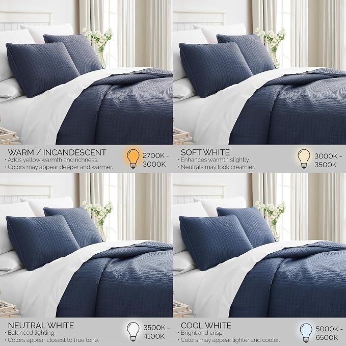 Southshore Fine Living, Inc. Oversized Twin Quilt Bedding Set, Microfiber Quilts, Summer Bedspread & Coverlet Sets, Pet Hair Resistant Bedding, Twin XL Quilt Set with 1 Pillow Sham, Dark Blue Quilt