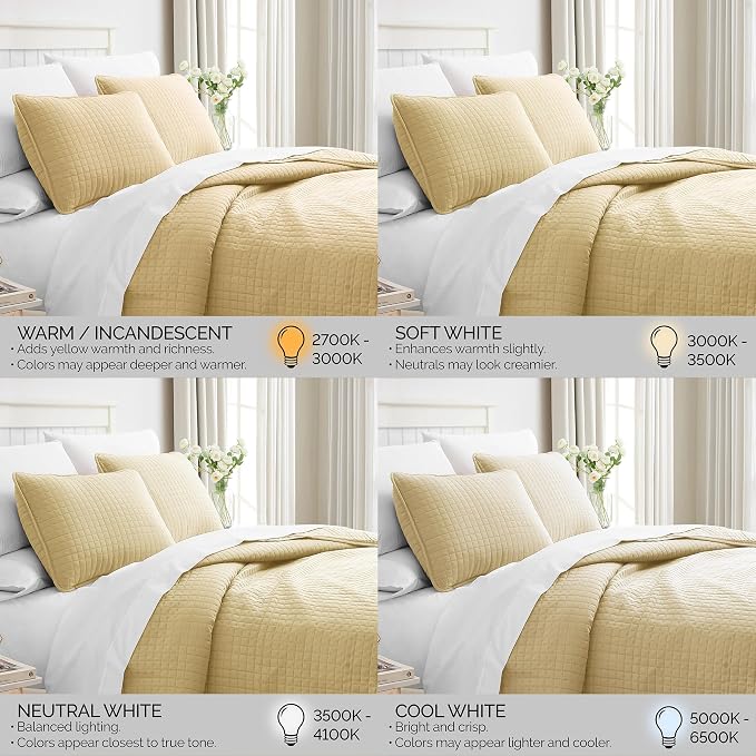 Southshore Fine Living, Inc. Twin Quilt Bedding Set, Soft Brushed Microfiber Coverlet, Stain & Pet Hair Resistant Bedding, Twin/Twin XL Quilt Bedspread Set with Matching Pillow Sham, Gold