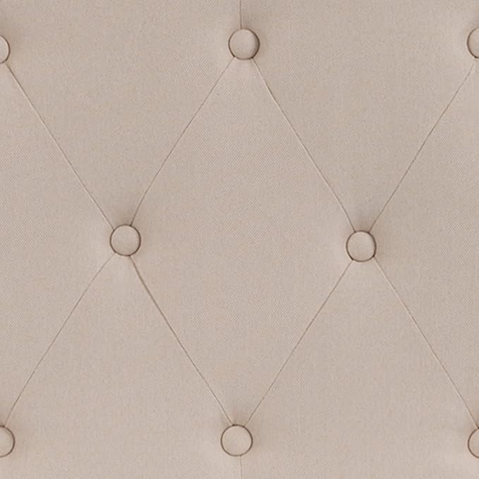 Flash Furniture Full Tufted Fabric Headboard, Beige | Adjustable Height, Easy Install, Bedroom Decor