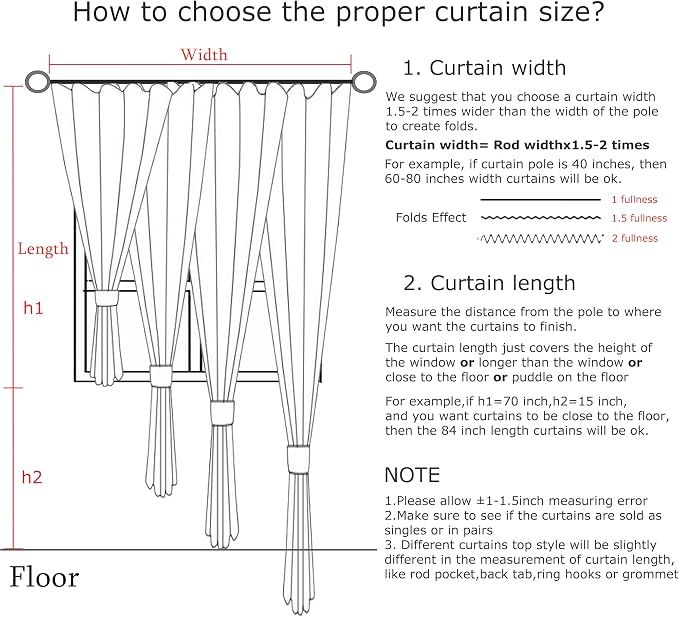 Vision Home Soft Pink Pinch Pleated Full Blackout Curtains Linen Blended Room Darkening Curtain Panels 84 inch for Living Room Bedroom Thermal Insulated Pinch Pleat Drapes with Hooks 40" Wx84 Lx2