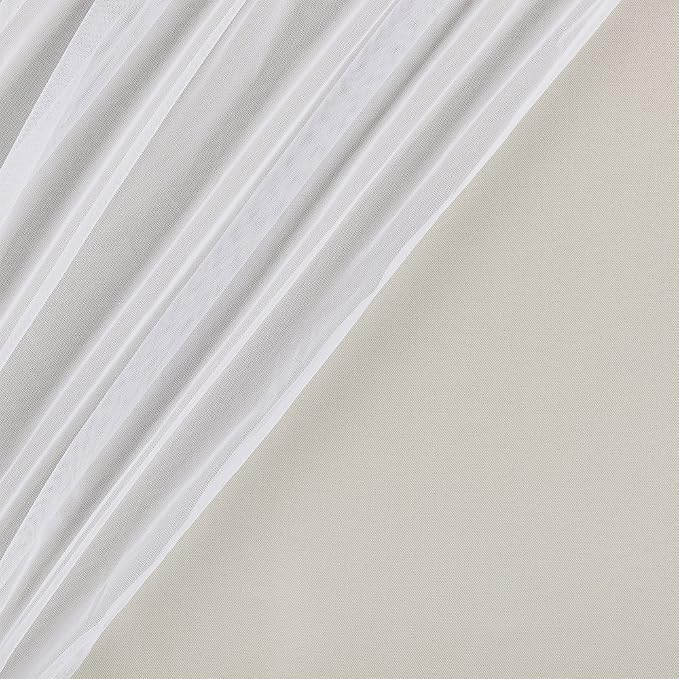 TOWN & COUNTRY LUXE Talia Double Layer Indoor Curtains, Sheer and Room Darkening Blackout, Grommet Top, Energy Efficient, 2-Pack Set, 52"x84", Sand