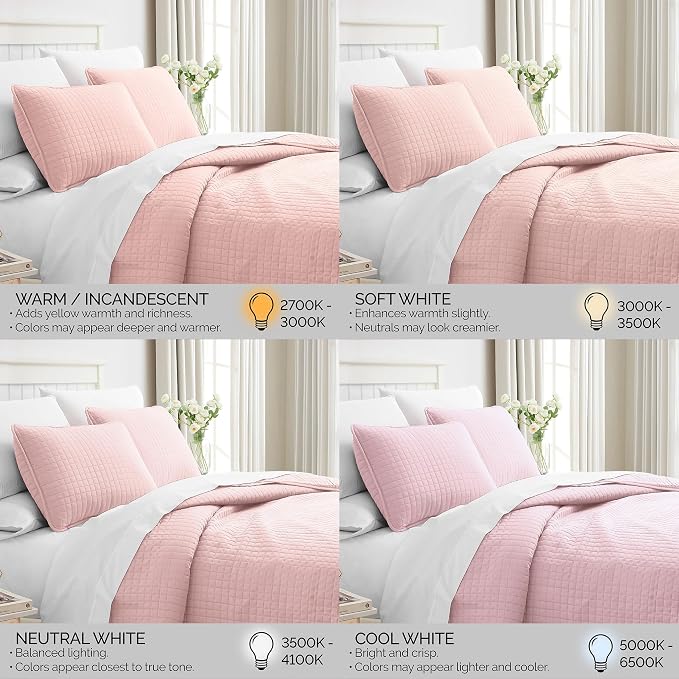 Southshore Fine Living, Inc. Stitched Pink Queen Quilt Bedding Set, Oversized Quilts Queen Size/Full, Pet Hair Resistant Bedding, Soft Cozy Bedspread, Full Size Coverlet, 2 Pillow Shams, Pastel Pink