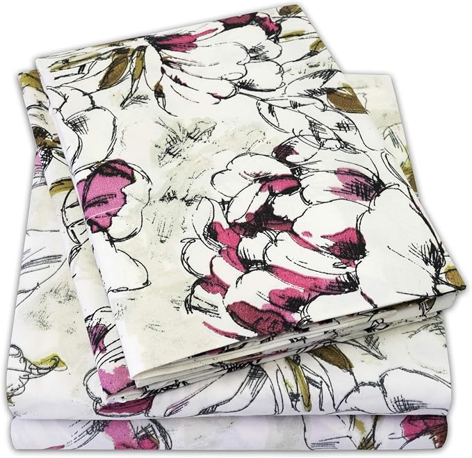 Twin Sheets - Breathable Luxury Sheets with Full Elastic & Secure Corner Straps Built In - 1800 Supreme Collection Extra Soft Deep Pocket Bedding Set, Sheet Set, Twin, Dolce