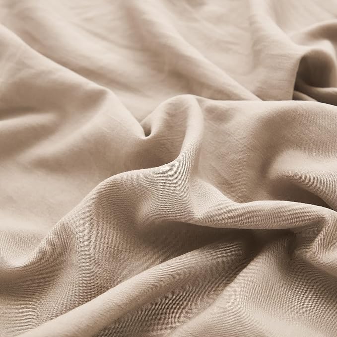 Taupe Body Pillow Cover 20x54inches Long Pillowcase Ruffled Pillowcases Shabby Chic Ruffled Fringe Decor Body Ruffled Pillow Sham Cute Pillowcase (1 Body, Taupe)