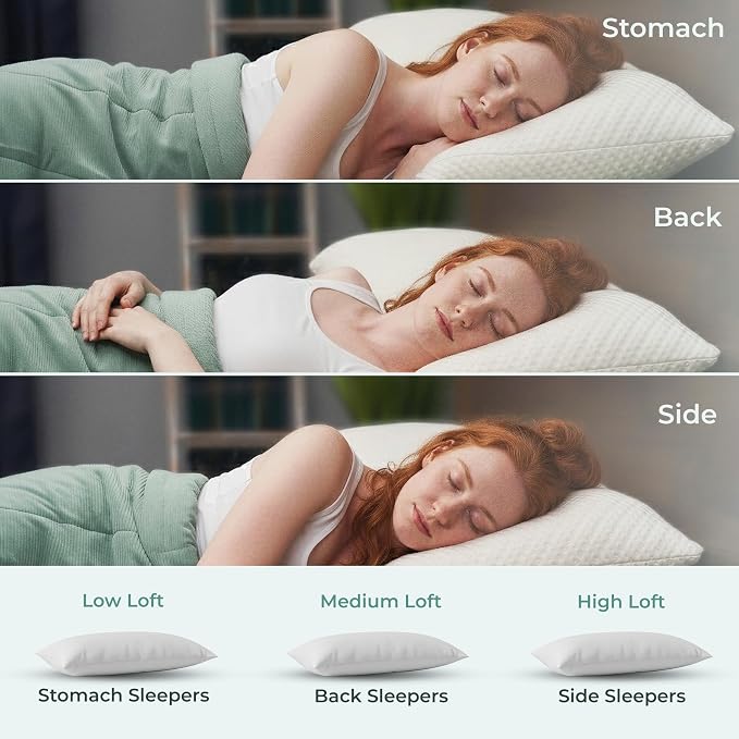 Body Pillow for Side Sleepers for Adults - Full Body Maternity Pillow Support Legs, Belly & HIPS - Shredded Memory Foam & Cooling Pregnancy Pillow Cover - 20x54 White