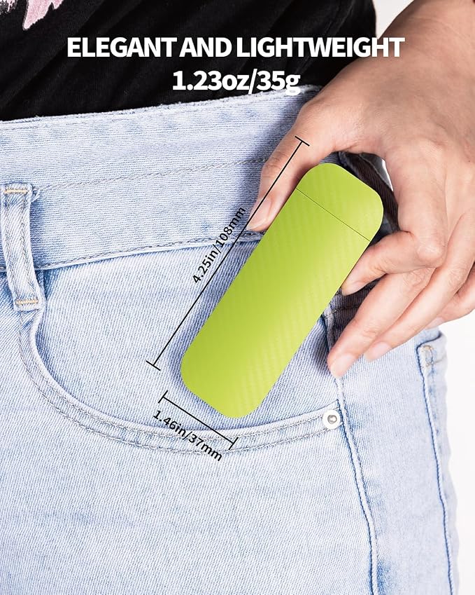 HEMONNKAM Book Reading Light, Rechargeable Clip on Booklight, Eye Caring 3 Color Temperatures & 5 Brightness Levels, Night Use for Bed, Long Lasting, Reading at Night in Bed, Apple Green