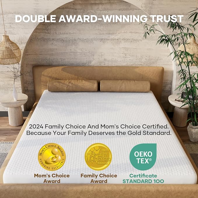 OhGeni 100% Waterproof Mattress Protector,California King Bamboo Viscose Top Layer Pad,3D-Air Fabric Cooling Breathable Fitted Sheets,Washable Bed Cover, Over 99 Count Hex Bumps for Taller Person