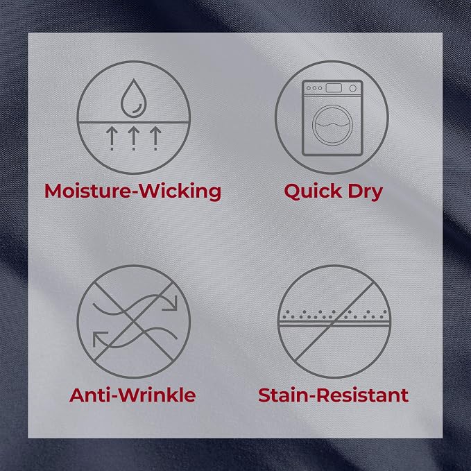 Mellanni Iconic 4-Piece, Ultra Soft Sheet Set (King, Navy Blue) | 10M+ Sleepers. Lab-tested: Sleeps Cool, Stays Bright, Strong, Smooth. Good Housekeeping Best Bedding, 7 yrs running.