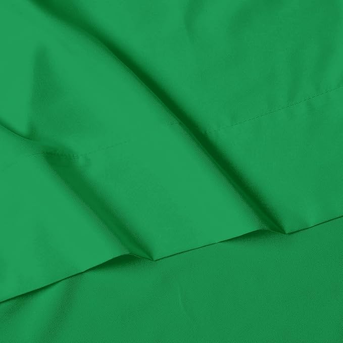 Elegant Comfort Luxury 1500 Premium Hotel Quality Microfiber 4-Piece Sheet Set - Wrinkle Resistant, All Around Elastic Fitted Sheet, Deep Pocket up to 16", Full, Emerald Green