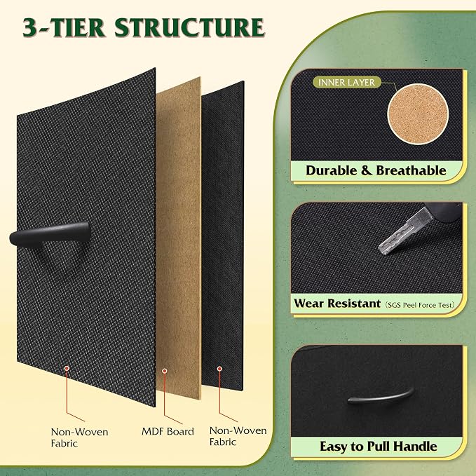 WLIVE Fabric Dresser for Bedroom, Tall Dresser with 8 Drawers, Storage Tower with Fabric Bins, Double Dressers, Chest of Drawers for Closet, Living Room, Hallway, Charcoal Black | Black tall 8-drawer fabric dresser with bins, sleek modern tower for bed...