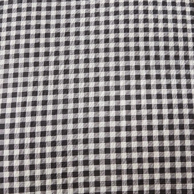 Grid Comforter Set King Soft Luxury Washed Microfiber 3 Pieces Bedding, White Grey Grid Pattern Comforter with 2 Pillowcases Breathable Durable Comfy