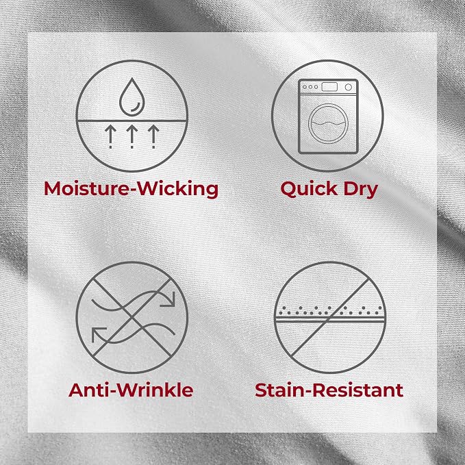 Mellanni Iconic 4-Piece, Ultra Soft Sheet Set (King, Light Gray) | 10M+ Sleepers. Lab-tested: Sleeps Cool, Stays Bright, Strong, Smooth. Good Housekeeping Best Bedding, 7 yrs running.