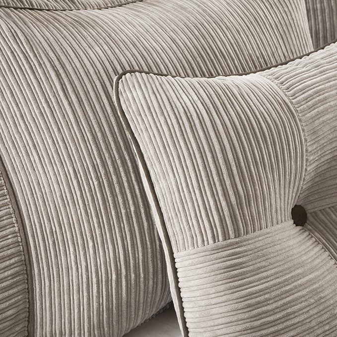 Madison Park Casual Blocks Comforter Set, 7PC Queen Bedding Set | All Season, with Comforter, Shams, Bed Skirt, Decorative Pillows, Lightweight, Taupe Brown