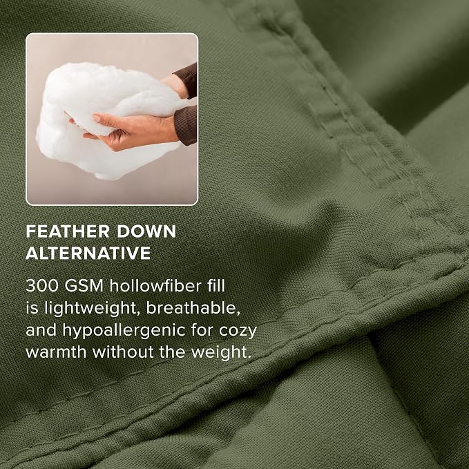Bare Home Comforter Set - 1800 Ultra Soft (California King, Cypress) | All-Season, Breathable, Hypoallergenic, Premium 1800, Warm, Cozy