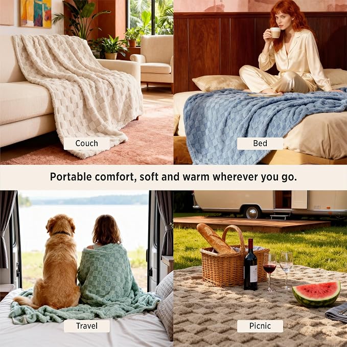 Bedsure GentleSoft Twin XL Blanket for Bed - Super Soft Cozy Fleece Blankets for Kids, Cute Throws for Girls, Dorm Room Essentials for Girls Teens Back to School, Dark Grey, 66x90 Inches