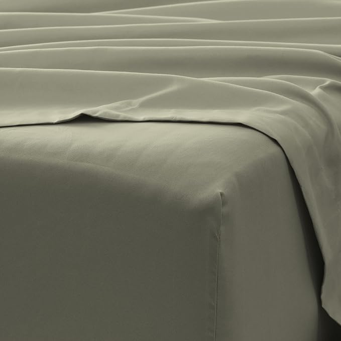 Linen Market Bed Sheets for Full Size Bed (Sage) - Sleep Better Than Ever with These Soft and Cooling Full Sheets - Deep Pocket Fits 16" Thick Beds - 4 Piece Full Sheet Set