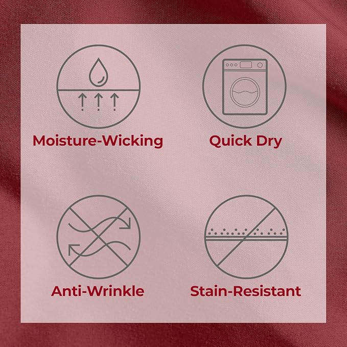 Mellanni Extra Deep King Sheets - 4 PC Iconic Collection Bedding | Hotel Luxury, Ultra Soft, Cooling Bed Sheets - Wrinkle, Fade, Stain Resistant (King, Brick Red)