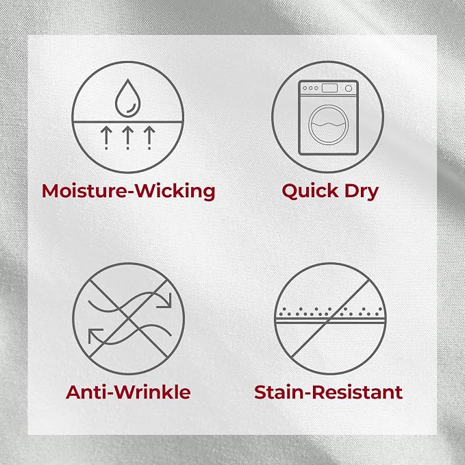 Mellanni Iconic 5-Piece, Ultra Soft Sheet Set (Split King, Ivory) | 10M+ Sleepers. Lab-tested: Sleeps Cool, Stays Bright, Strong, Smooth. Good Housekeeping Best Bedding, 7 yrs running.