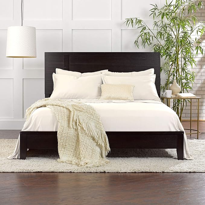 Pure Bamboo Short Queen Sheets for RV Camper (60"x75") - Genuine 100% Organic Viscose Derived from Bamboo Bed Sheet Set, Soft & Cooling, 2 Year Quality Promise (Short Queen, Ivory)