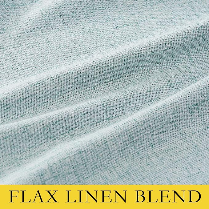 NICETOWN Seafoam Green Blackout Curtains 84" L for Living Room 2 Panels | Cozy Bedroom Curtains for Kids Room Nap Time, Noise Reducing, Privacy Protection, Thermal Insulated, W52" x L84" per Panel