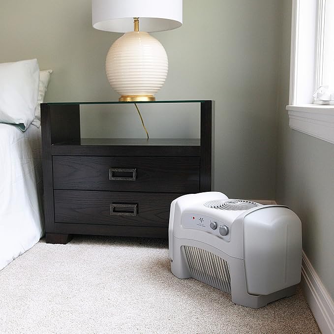 Vornado Evap40 Evaporative Humidifier, 4-Gal Capacity, 1,000 Sq Ft Coverage | Adjustable Humidistat, 3 Speed Settings, Easy to Clean Dual Tank, Large Room Coverage