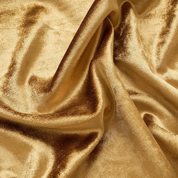 MIULEE 12x20 Inch Lumbar Velvet Throw Pillow Covers Dark Gold | Pack of 2 Soft Solid Decorative Pillow Covers, Modern Luxury Home Decor, for Chair Couch Sofa Bedroom Livingroom