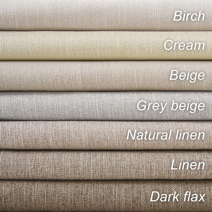 Topfinel 90 Inches Long Full Blackout Linen Curtains for Bedroom, Pinch Pleat Black Out Curtains, Viral Farmhouse Modern Lined Track Drapes 2 Panels Set for Living Room Sliding Door Winter