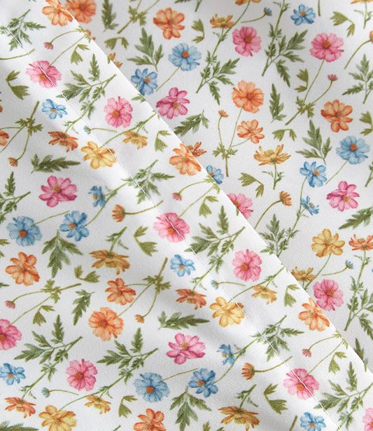 Duvet Cover Queen Size - Floral Duvet Cover - 3 Piece - Spring Garden | Soft Floral Duvet Cover 90 x 90 with 2 Pillow Shams, Zipper Closures & Ties, Floral Bedding for Women, Men, Kids & Teens