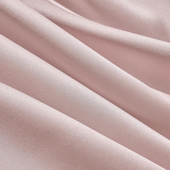 AJAZZ 100% Blackout Self Adhesive Curtains Small Window Short Temporary Black Out Curtains Easy to Install Used for Bedroom Kitchen Window Cover (Pink, 35" W x 63" L 1 Panel)