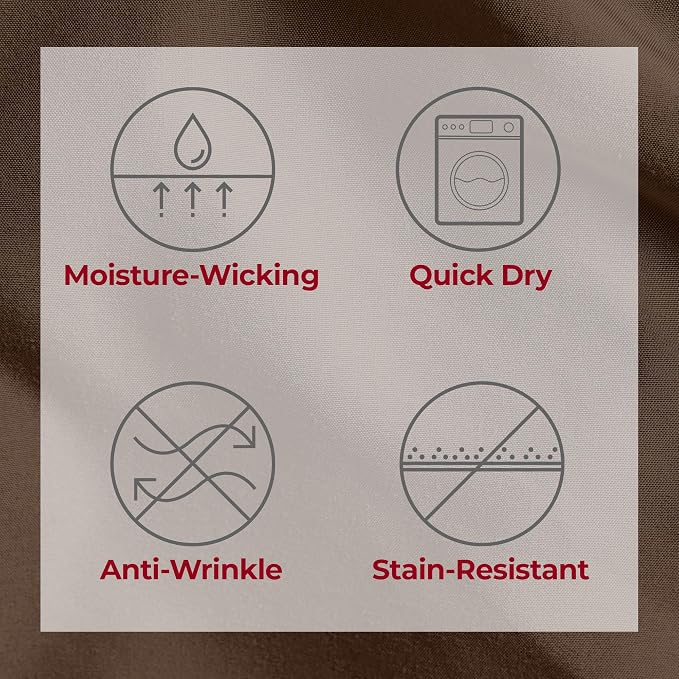 Mellanni Iconic 4-Piece, Ultra Soft Sheet Set (King, Brown) | 10M+ Sleepers. Lab-tested: Sleeps Cool, Stays Bright, Strong, Smooth. Good Housekeeping Best Bedding, 7 yrs running.